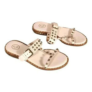 ASH Prince T-Strap Sandals - Women's Studded Slides - Stylish Summer Footwear